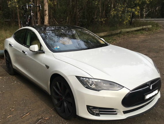 SeaSucker Talon on Tesla Model S